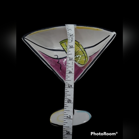 Clay Art Dining Clay Art Martini Shaped Snack Bowl Kithen Towel